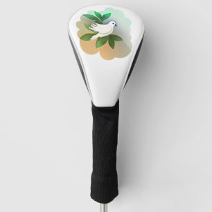 Beautiful White Dove Golf Head Cover