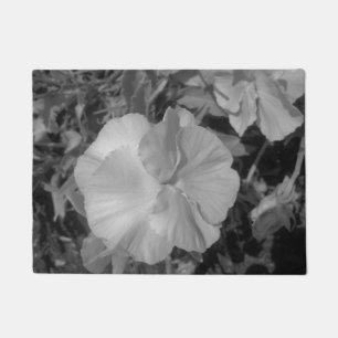 Beautiful White Flower Doormat