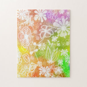 Beautiful White Flowers - Nature - Jigsaw Puzzle
