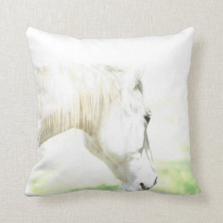 Beautiful White Horse Cushion