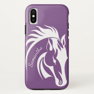 Beautiful White Horse Design iPhone X Case