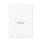 Beautiful White Horse Running in Snow Thank You