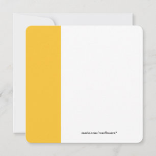 Beautiful white rose flower birthday party invitation