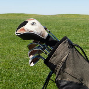 Beautiful White Siberian Husky Dog Golf Head Cover
