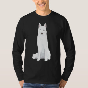 Beautiful White Siberian Husky  Sweet White Snow D T-Shirt