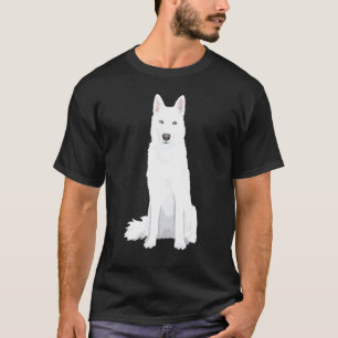 Beautiful White Siberian Husky Sweet White Snow D T-Shirt