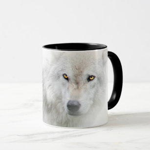 Beautiful White Wolf Mug
