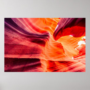 Beautiful wide angle view of amazing sandstone for poster