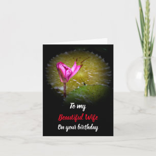 Beautiful Wife Birthday Card