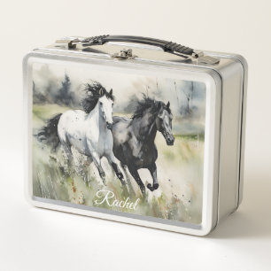 Beautiful Wild Horses lunch box