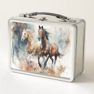 Beautiful Wild Horses lunch box