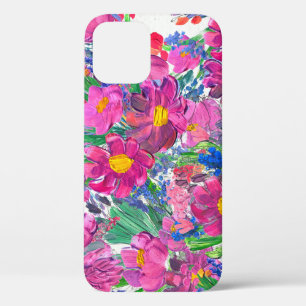 Beautiful Wildflowers: Hand Drawn Artistry. iPhone 12 Case