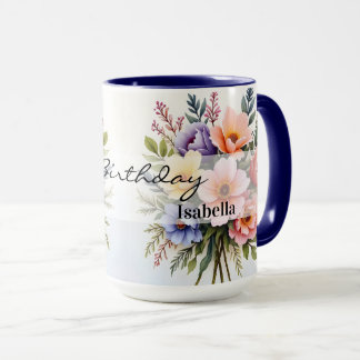 Beautiful Wildflowers Modern Luxury Collection Mug