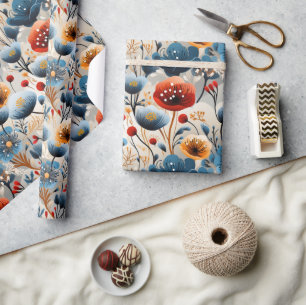 Beautiful Wildflowers Wrapping Paper