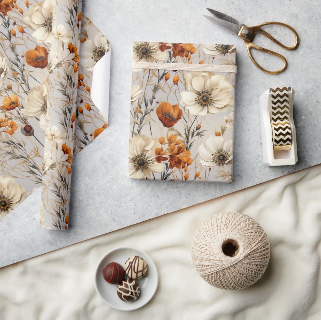 Beautiful Wildflowers  Wrapping Paper (Crafts)