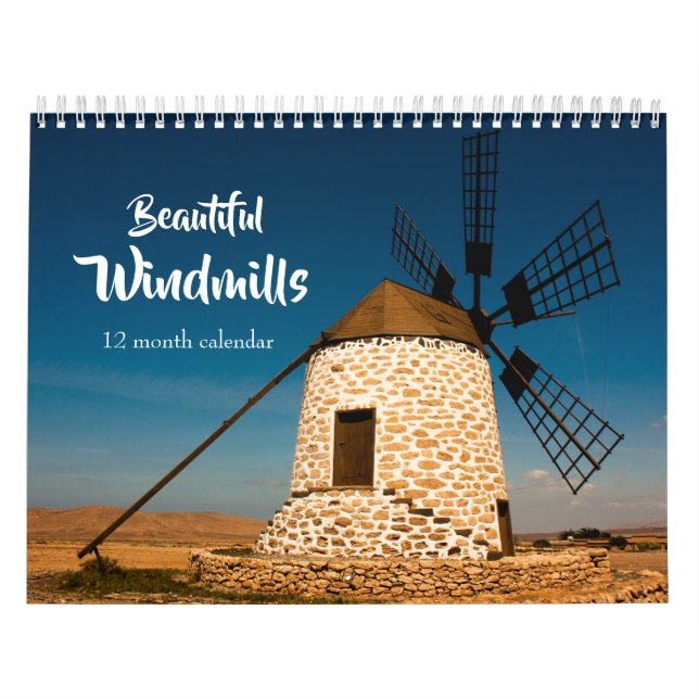 Beautiful Windmills 2026 Calendar (Cover)