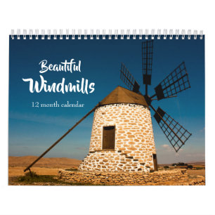 Beautiful Windmills 2027 Calendar