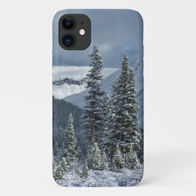 Beautiful Winter Landscape - Mountains Trees Snow Case-Mate iPhone Case (Back)