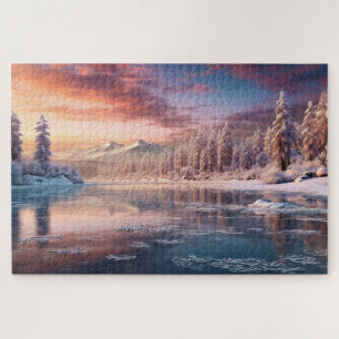 beautiful winter nature jigsaw puzzle