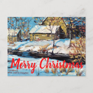 Beautiful Winter Snow Picture Christmas Card