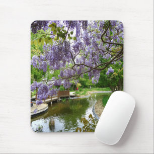 Beautiful Wisteria flowers Mouse Mat
