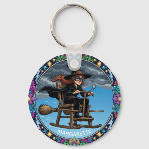 Beautiful Witch Aviator Key Ring