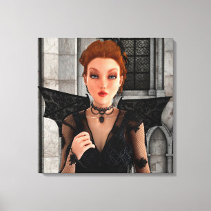 Beautiful Witch Canvas Print