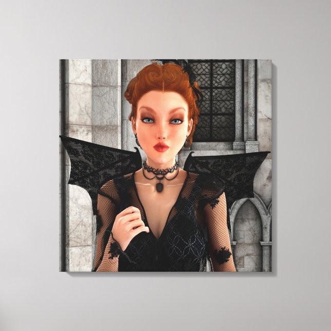 Beautiful Witch Canvas Print (Front)