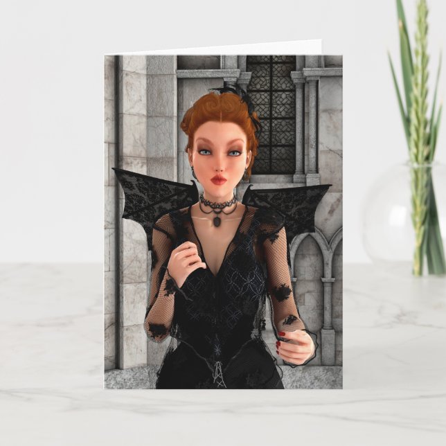 Beautiful Witch Card (Front)