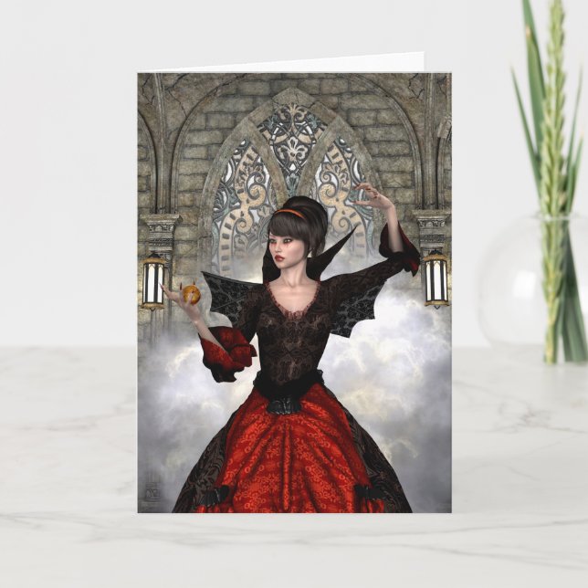 Beautiful Witch Card (Front)