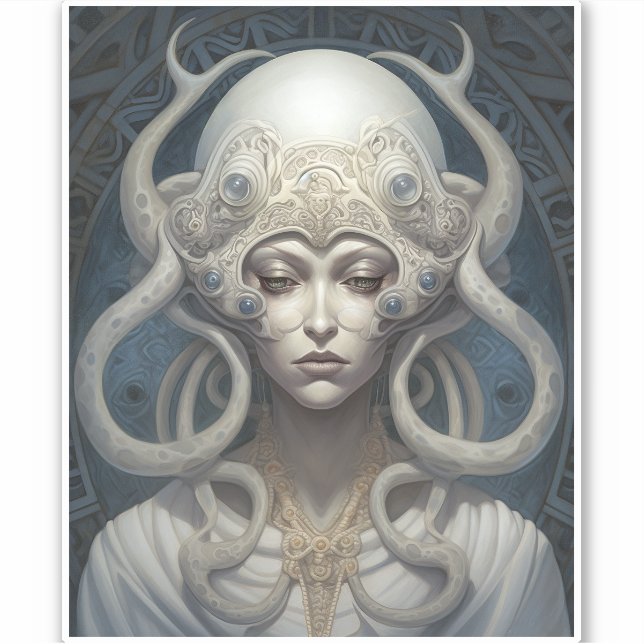 Beautiful Witch Demon Queen Fantasy Art (Front)