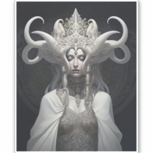 Beautiful Witch Demon Queen Fantasy Art