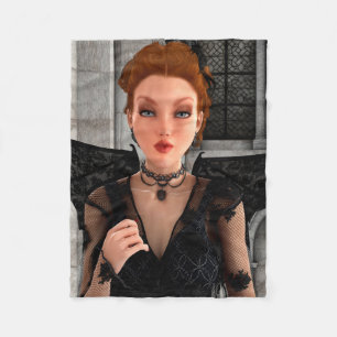 Beautiful Witch Fleece Blanket