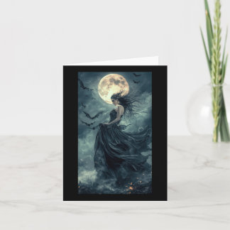 Beautiful Witch Gothic Fantasy Vampire Moonlight 1 Card