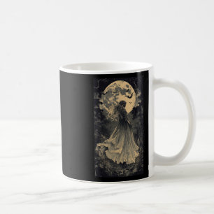 Beautiful Witch Gothic Fantasy Vampire Moonlight Coffee Mug