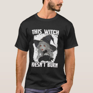 Beautiful witch Halloween Party Costume Witchcraft T-Shirt