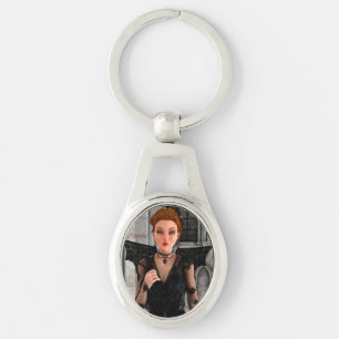 Beautiful Witch Key Ring
