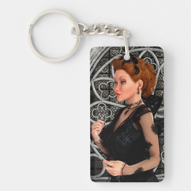 Beautiful Witch Key Ring (Front)