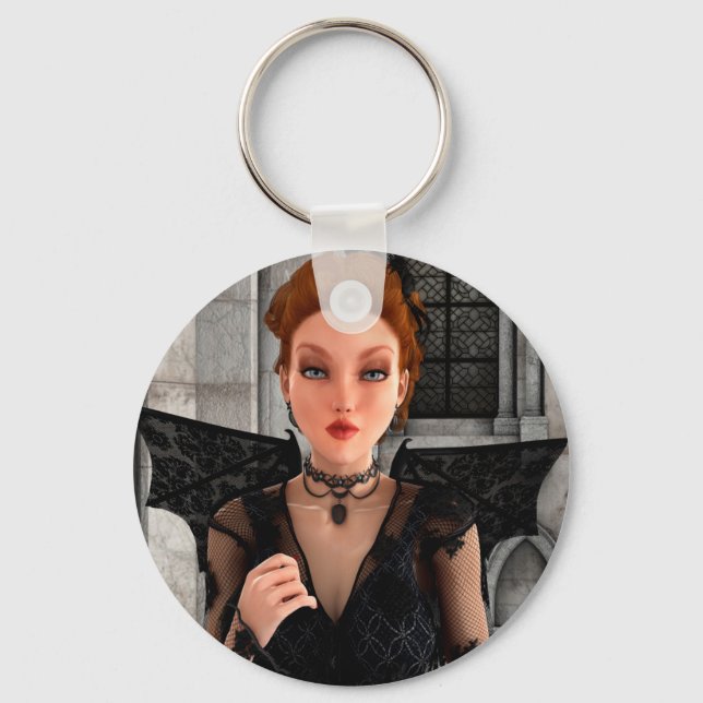 Beautiful Witch Key Ring (Front)