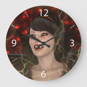 Beautiful Witch Large Clock