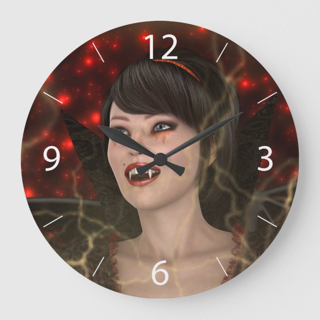 Beautiful Witch Large Clock (Front)
