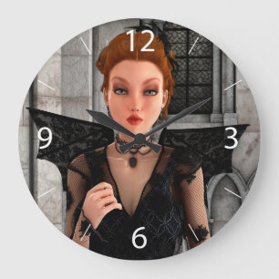 Beautiful Witch Large Clock