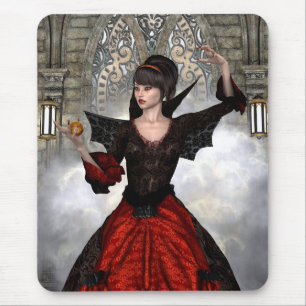 Beautiful Witch Mouse Mat