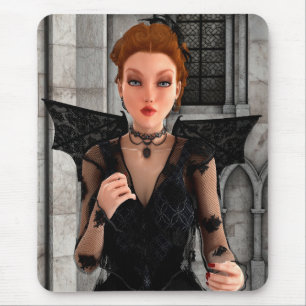 Beautiful Witch Mouse Mat