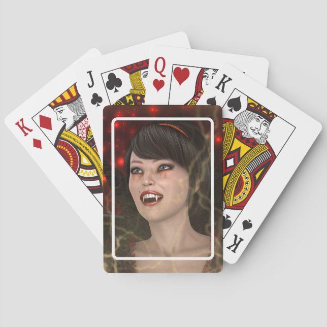 Beautiful Witch Playing Cards (Back)