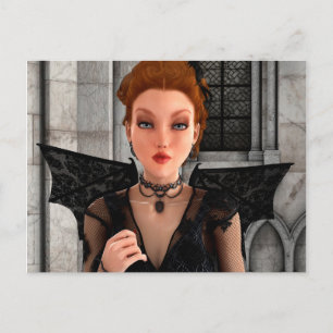 Beautiful Witch Postcard