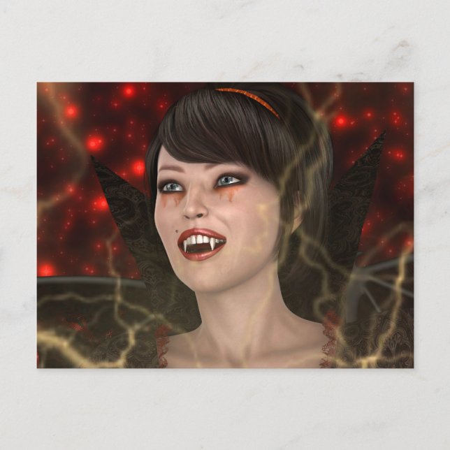 Beautiful Witch Postcard (Front)