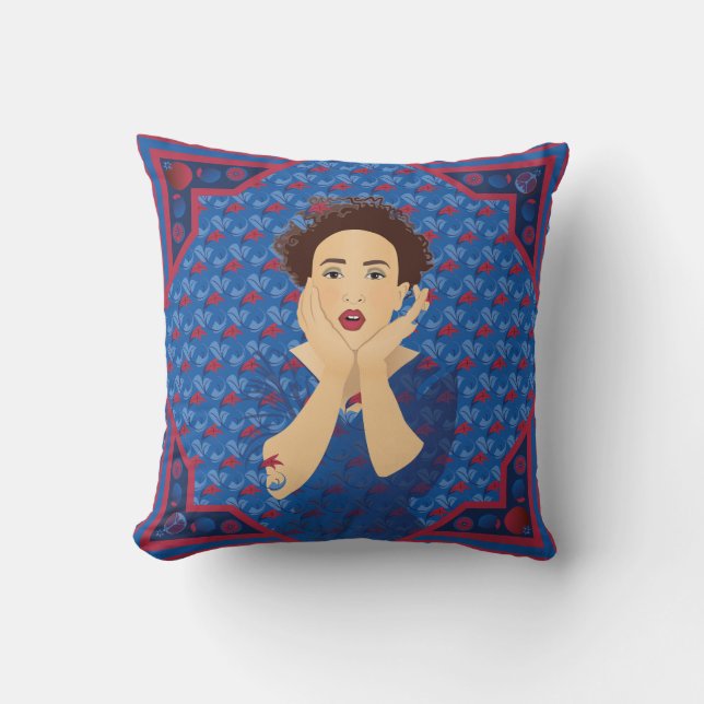 Beautiful Woman Cushion (Front)