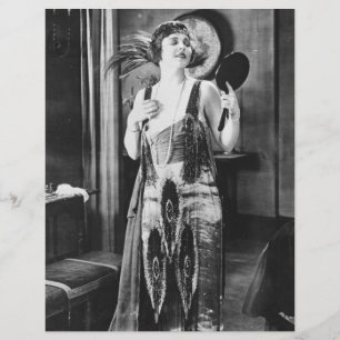 Beautiful Woman Flapper Dress 1920s