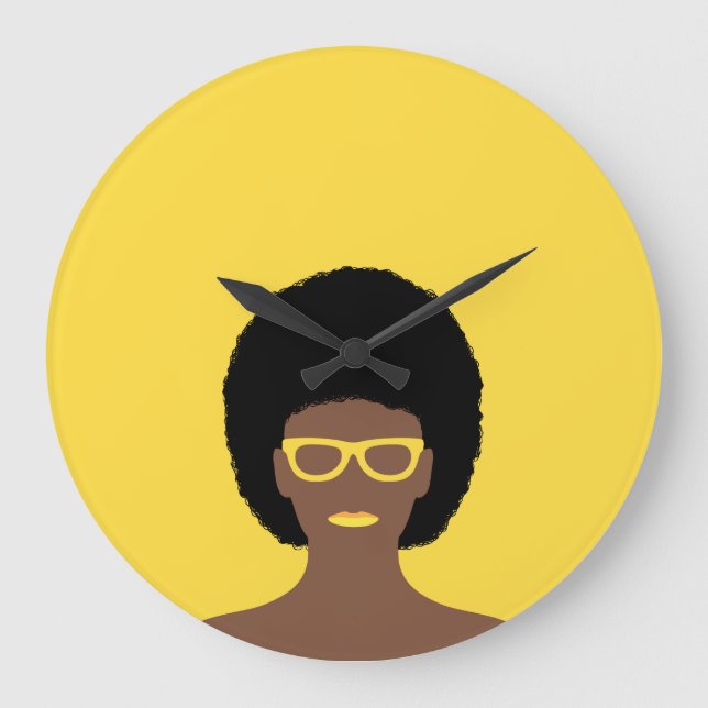 Beautiful Woman Large Clock (Front)